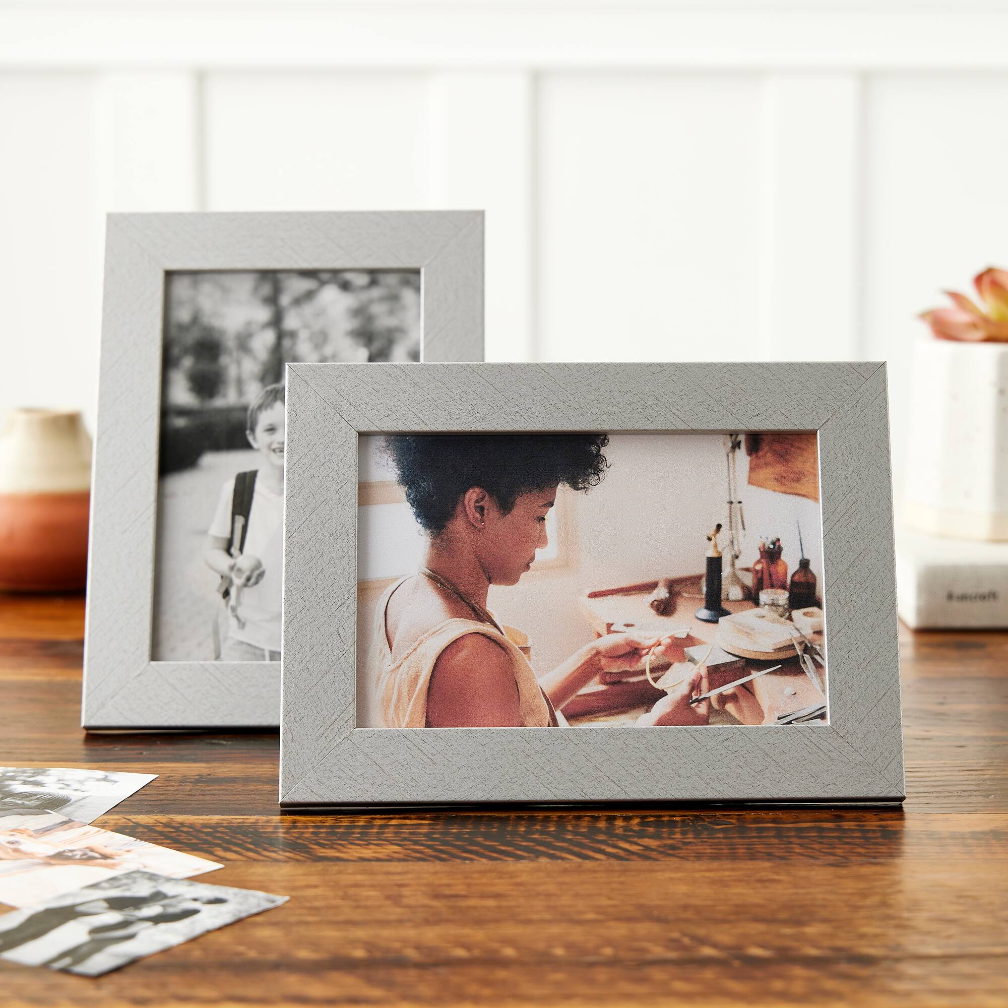 12 Packs: 2 ct. (24 total) Silver Tabletop Frames